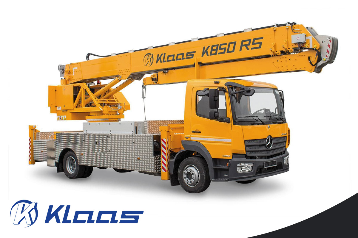 Vrachtwagen kraan Klaas K850